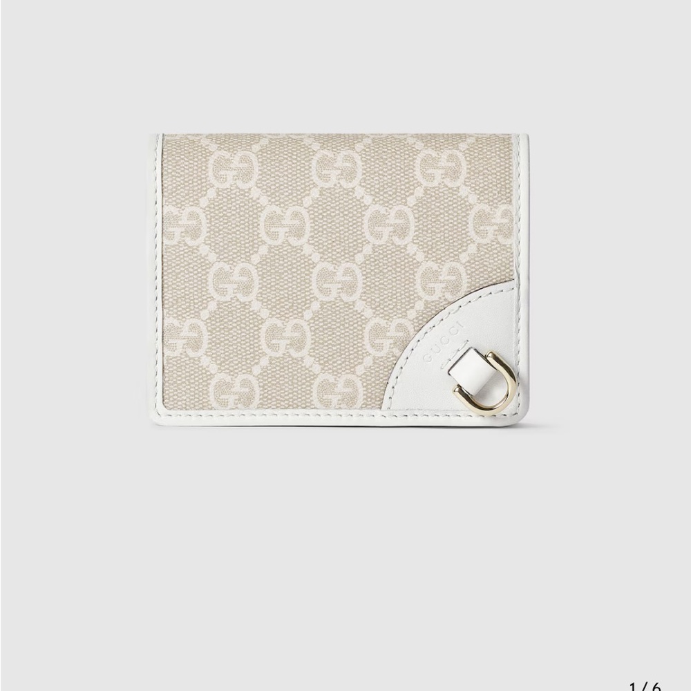 Gucci GG Emblem Small Wallet NWT